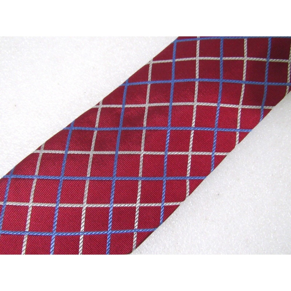Brooks Brothers Makers Traditional Red Geometric Silk Tie